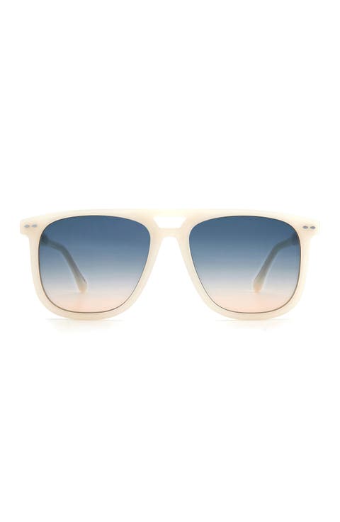 56mm Navigator Sunglasses