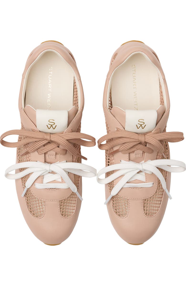 Stuart Weitzman Bond Sneaker, Alternate, color, Blushful/ Cream