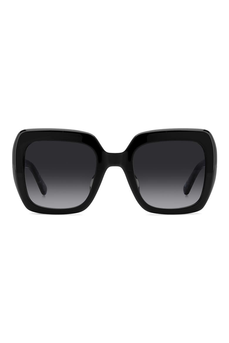 naomis 52mm gradient square sunglasses, Main, color, 0807-9O