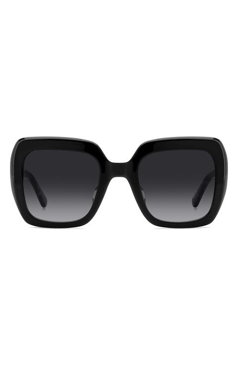 naomis 52mm gradient square sunglasses