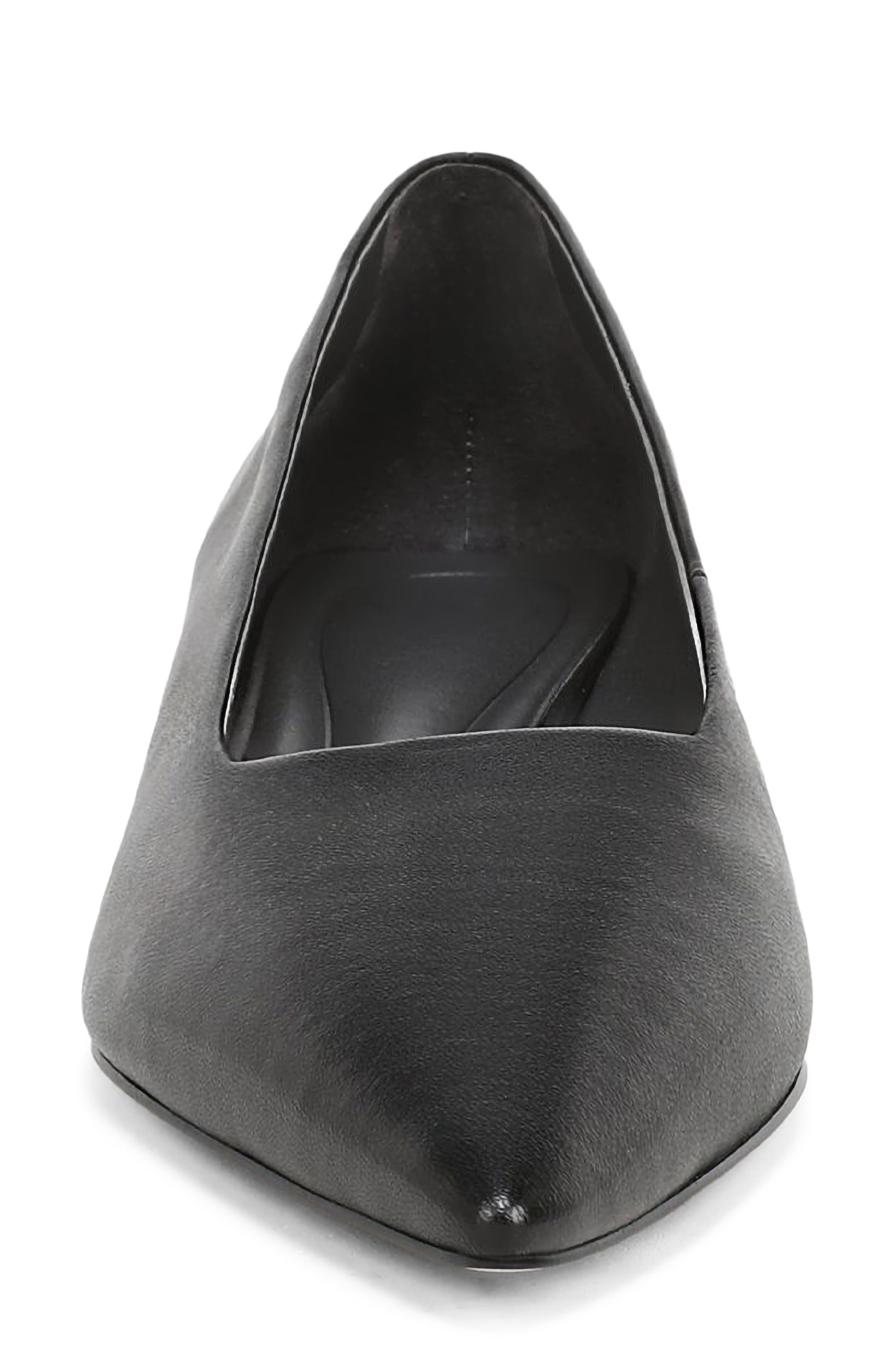 Boa Pointed Toe Pump, Alternate, color, BLACK