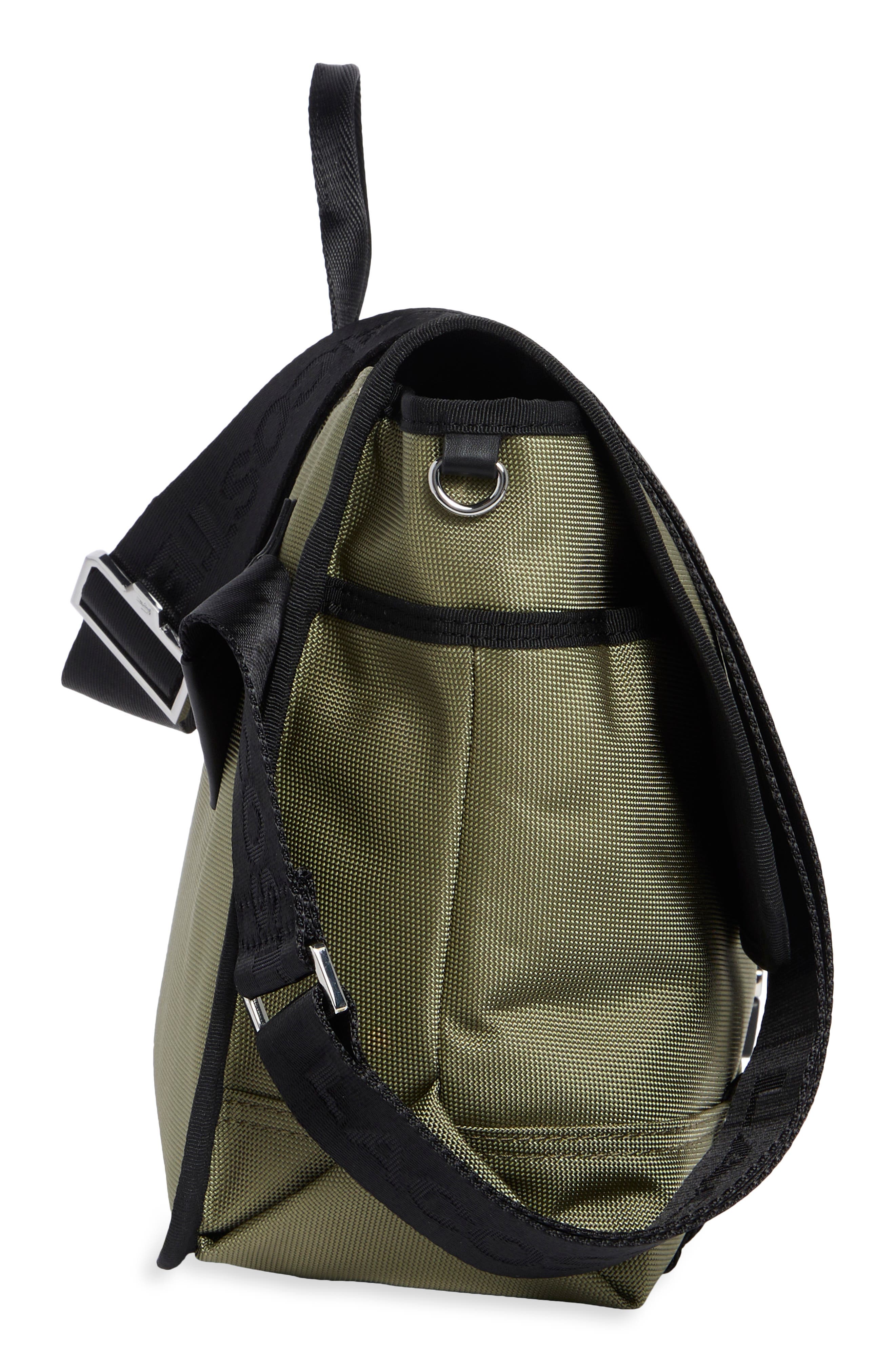 Kome Messenger Bag, Alternate, color, KAKI NOIR