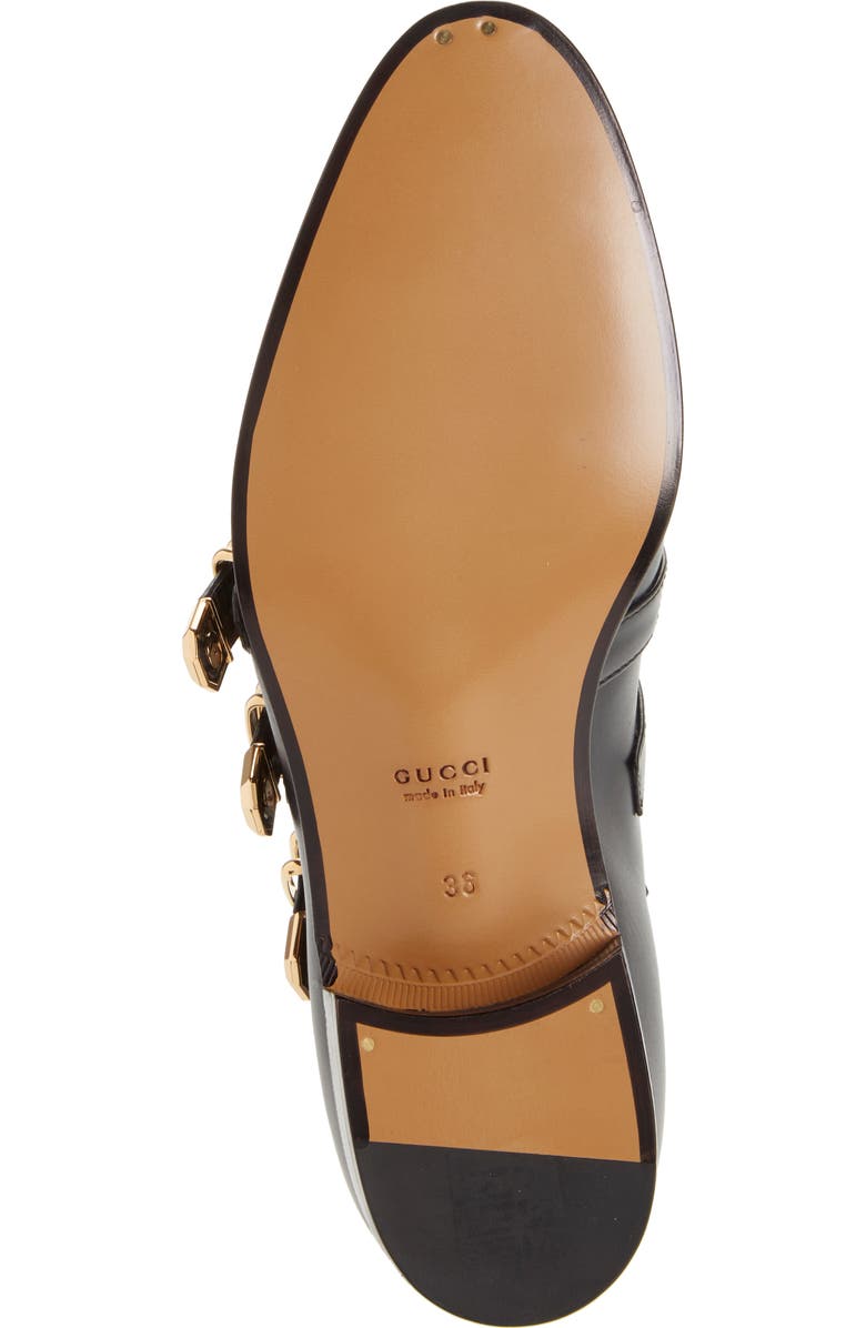 Gucci Hollywood Buckle Bootie, Alternate, color,