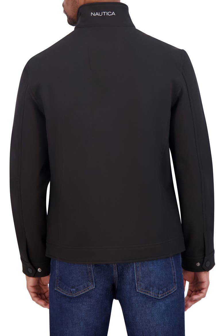 Softshell Bonded Jacket, Alternate, color, BLACK