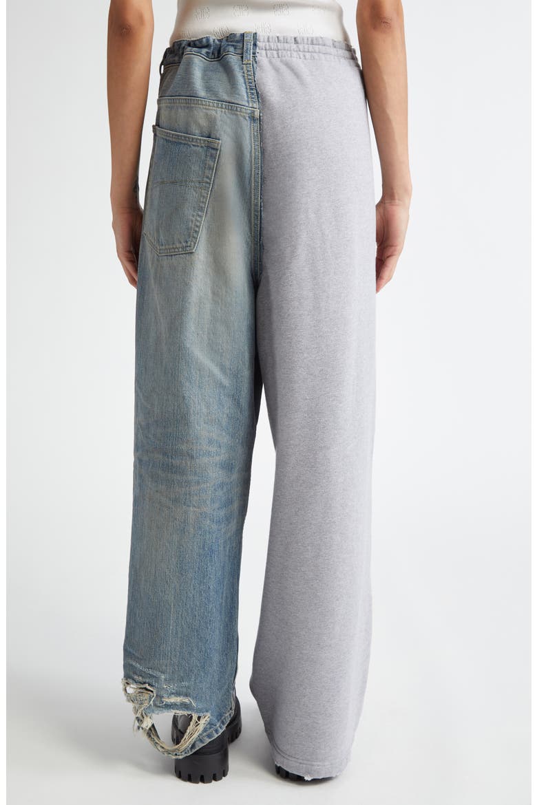 Hybrid Baggy Flare Jeans, Alternate, color, OUTBACK BLUE
