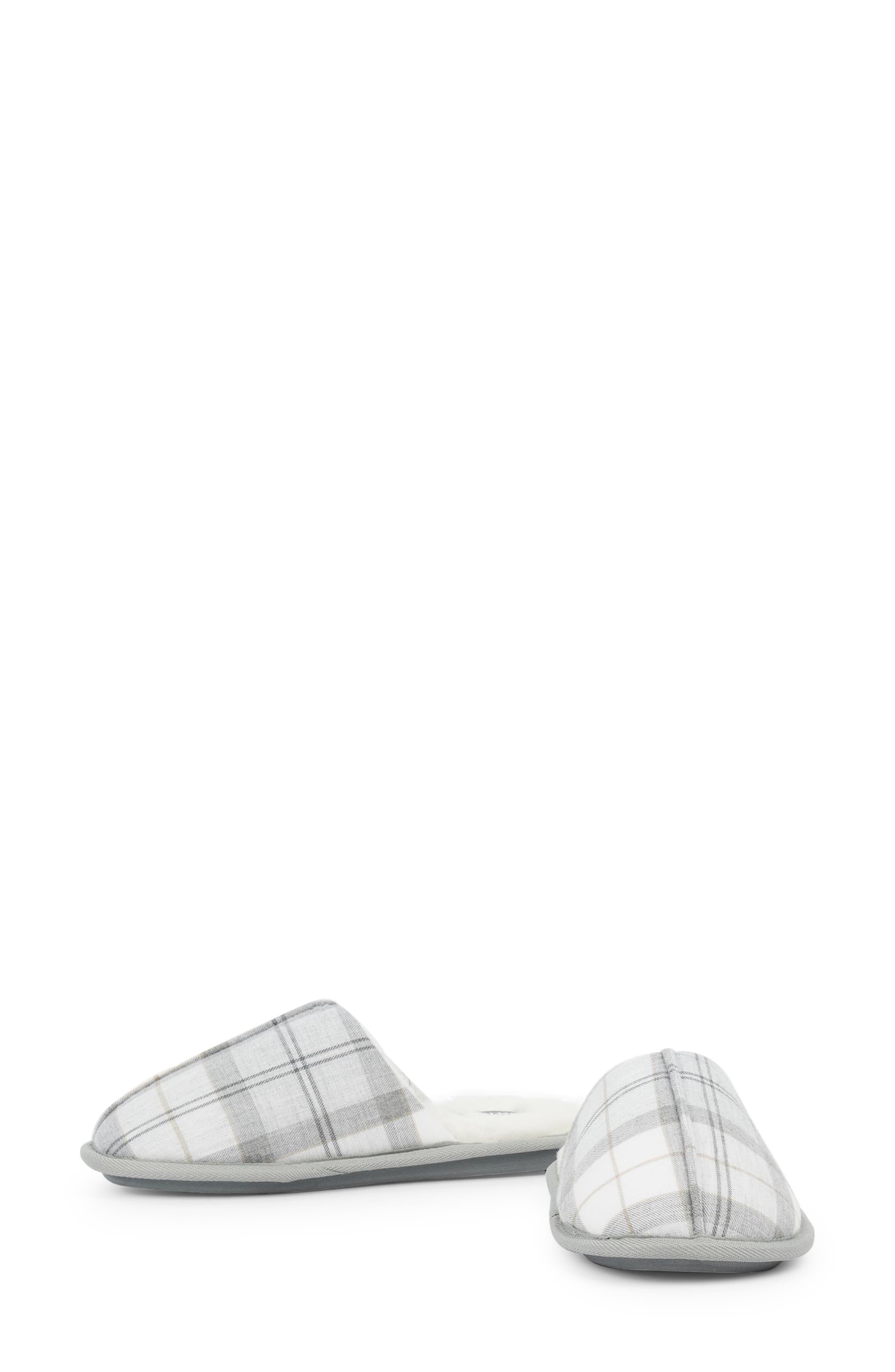 Barbour Maddie Faux Fur Lined Mule Slipper, Alternate, color, 