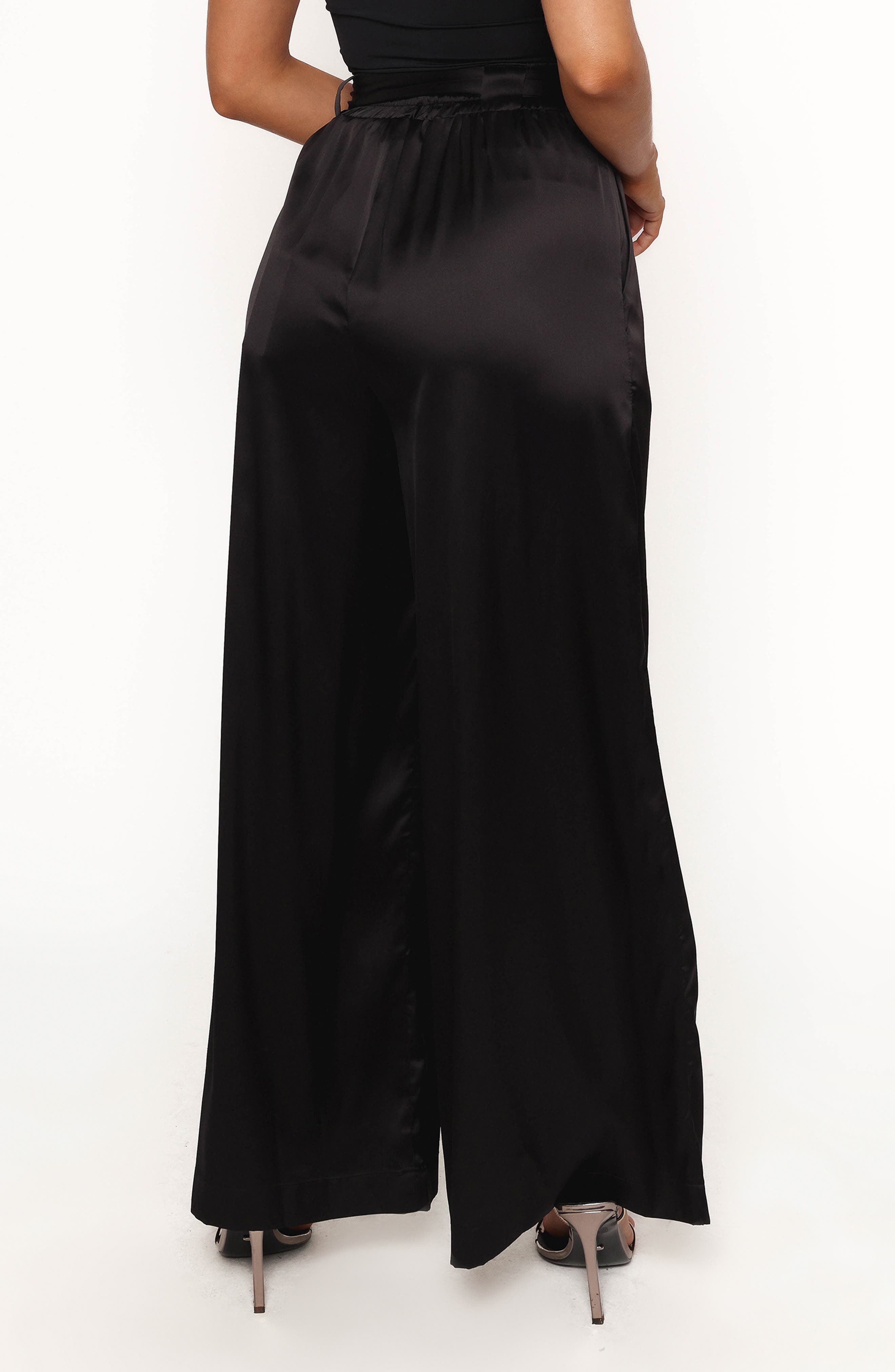Alie Satin Wide Leg Pants - image 2