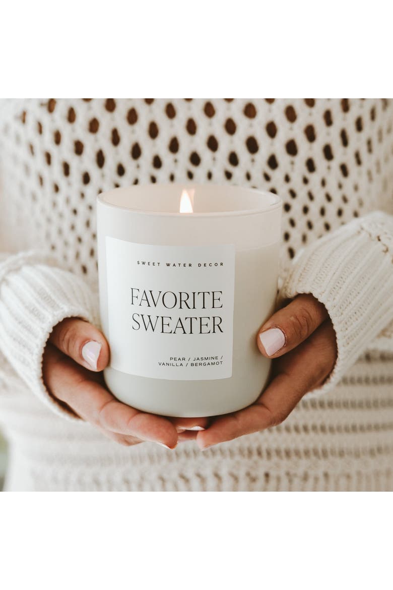 15 oz Matte Candle, Alternate, color, Favorite Sweater