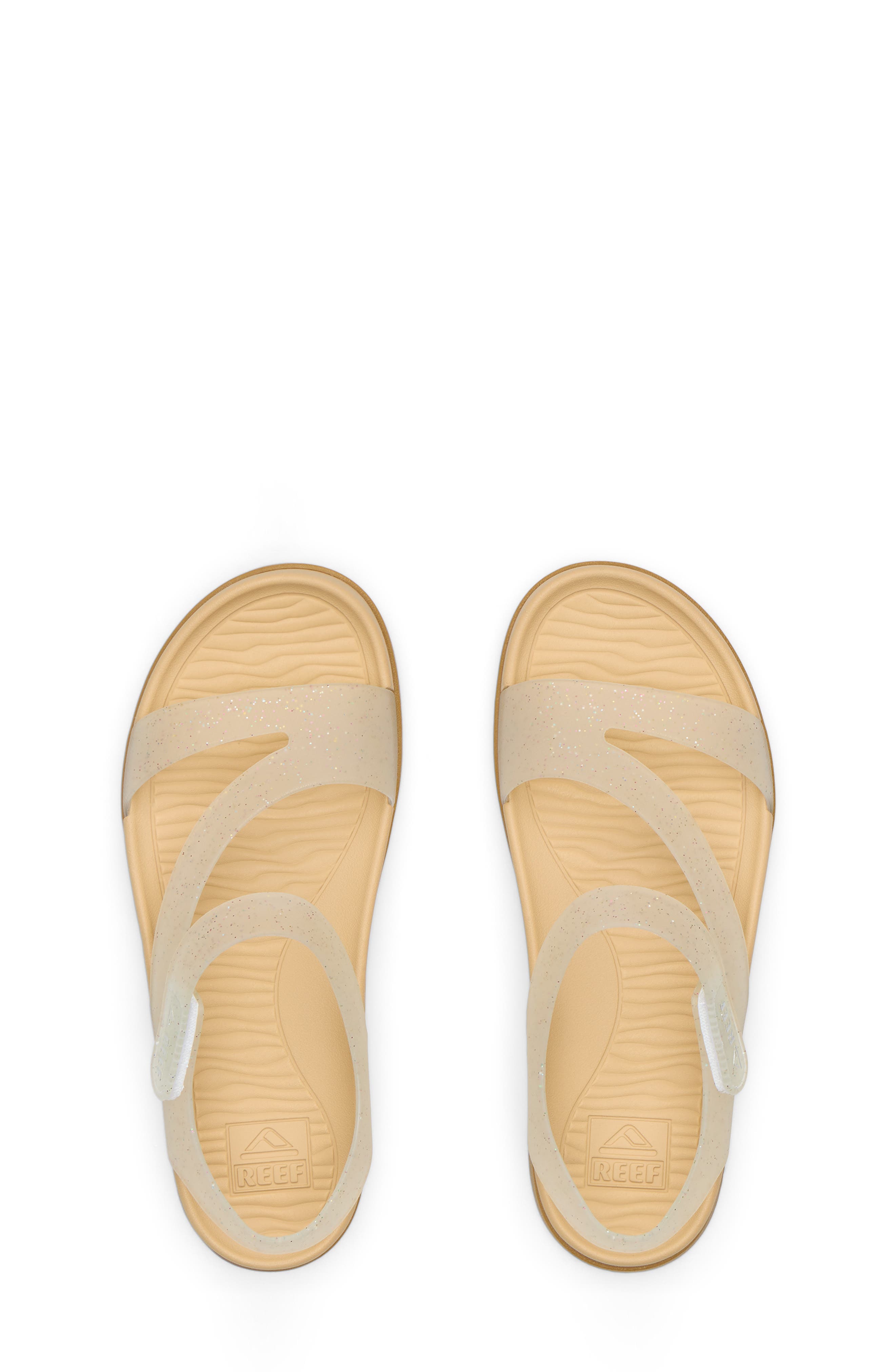 Reef Kids' Little Cali Coastin Sandal, Alternate, color, Glitter Confetti