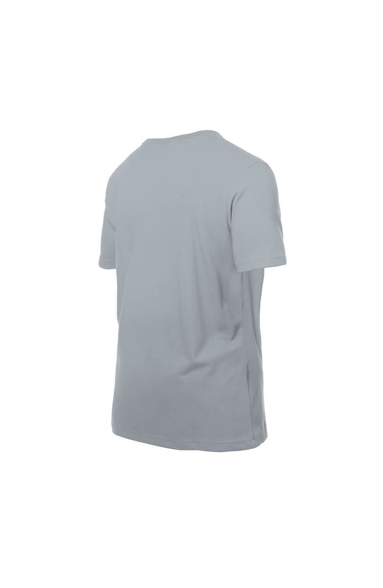 New Era Men's New Era Silver Detroit Lions Combine Authentic Helmet T-Shirt, Alternate, color, Silver