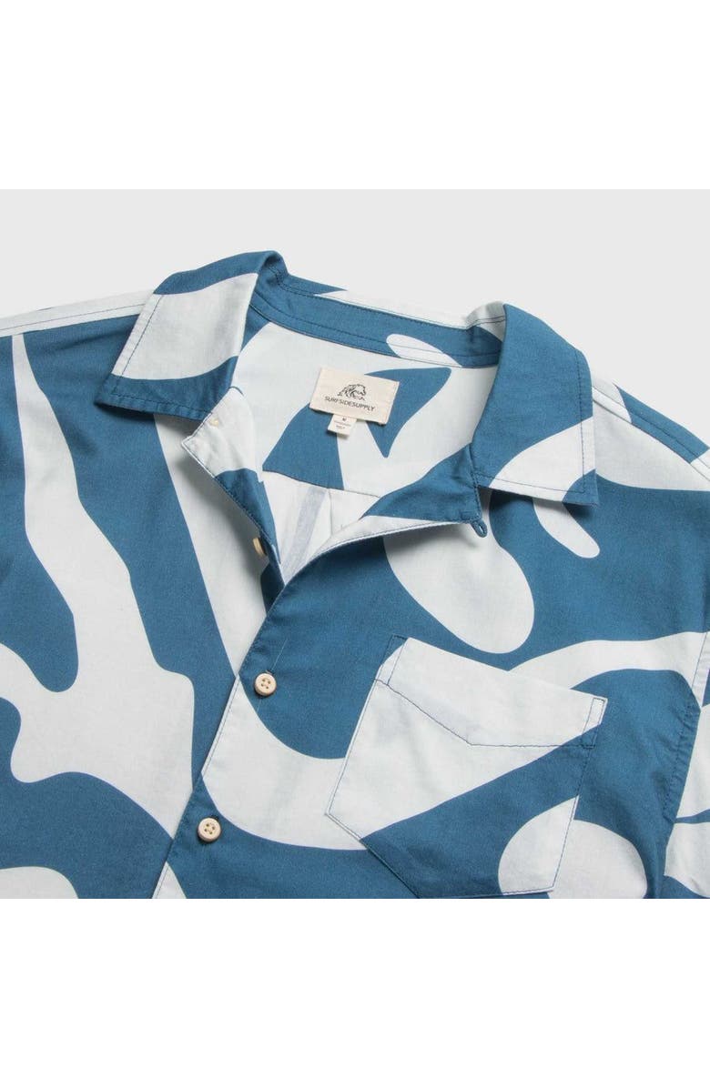 Surfside Supply Co. Billy Swirl Camp Collar Shirt, Alternate, color, 