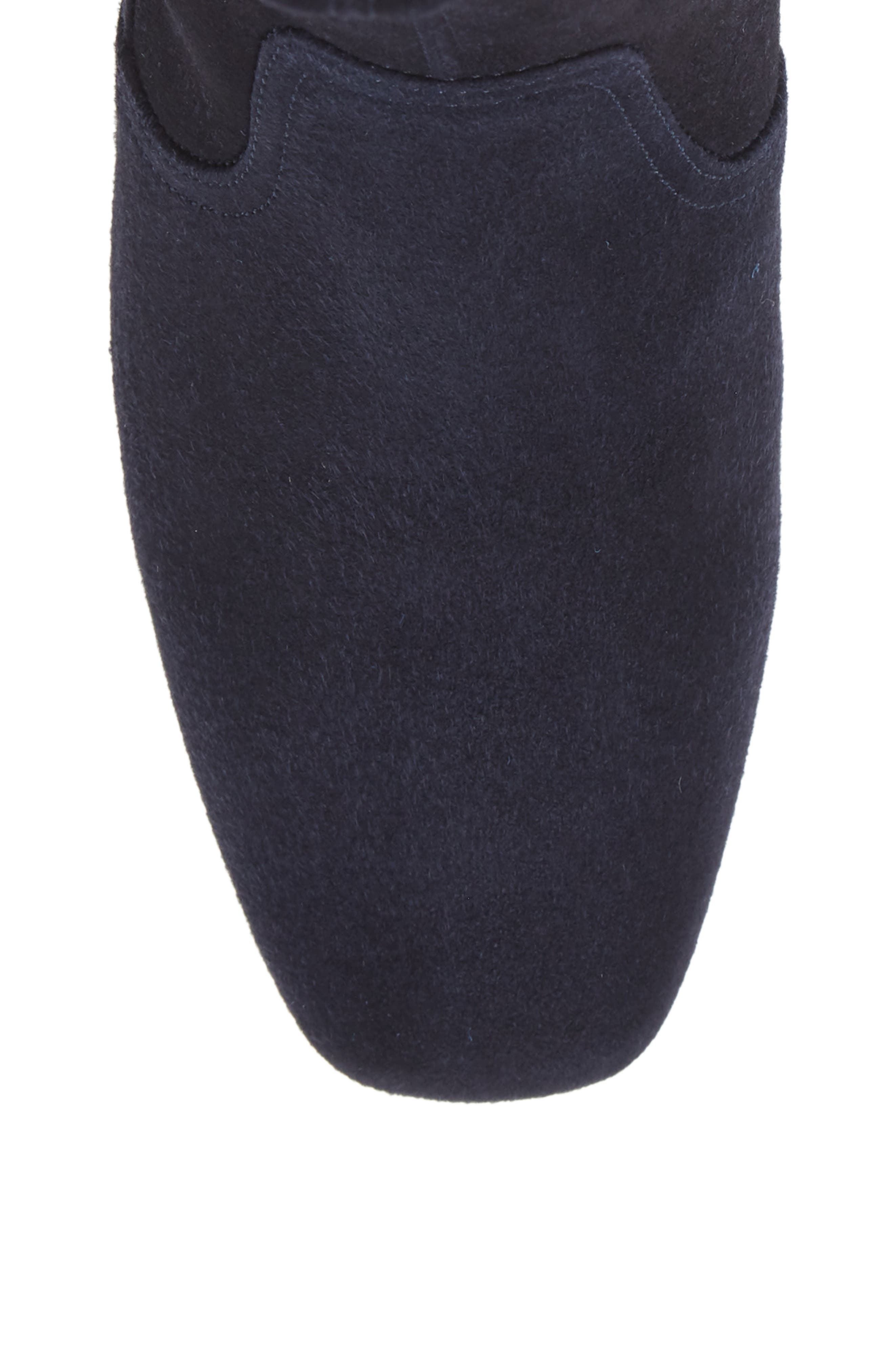 Dayana Water Resistant Stretch Bootie, Alternate, color, NAVY