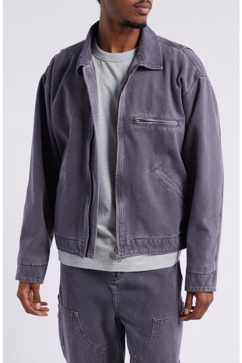 Petrol Denim Jacket, Main, color, GREY