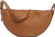AllSaints Half Moon Leather Shoulder Bag