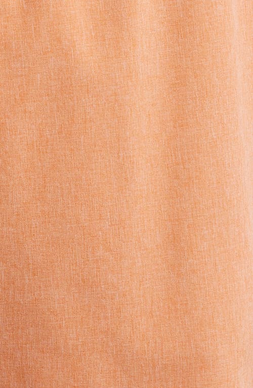Boardies Sechura Solid Orange Premium Mid Length Swim Trunks In Orange