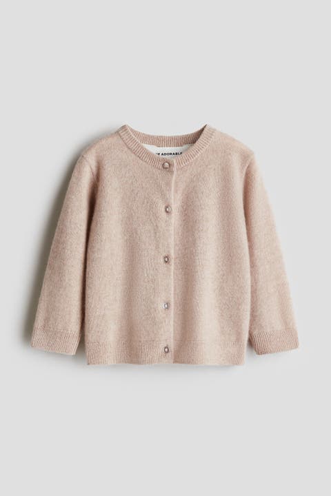 Cashmere-knit cardigan