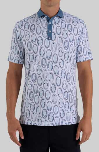 Core Club Coin Print Performance Polo
