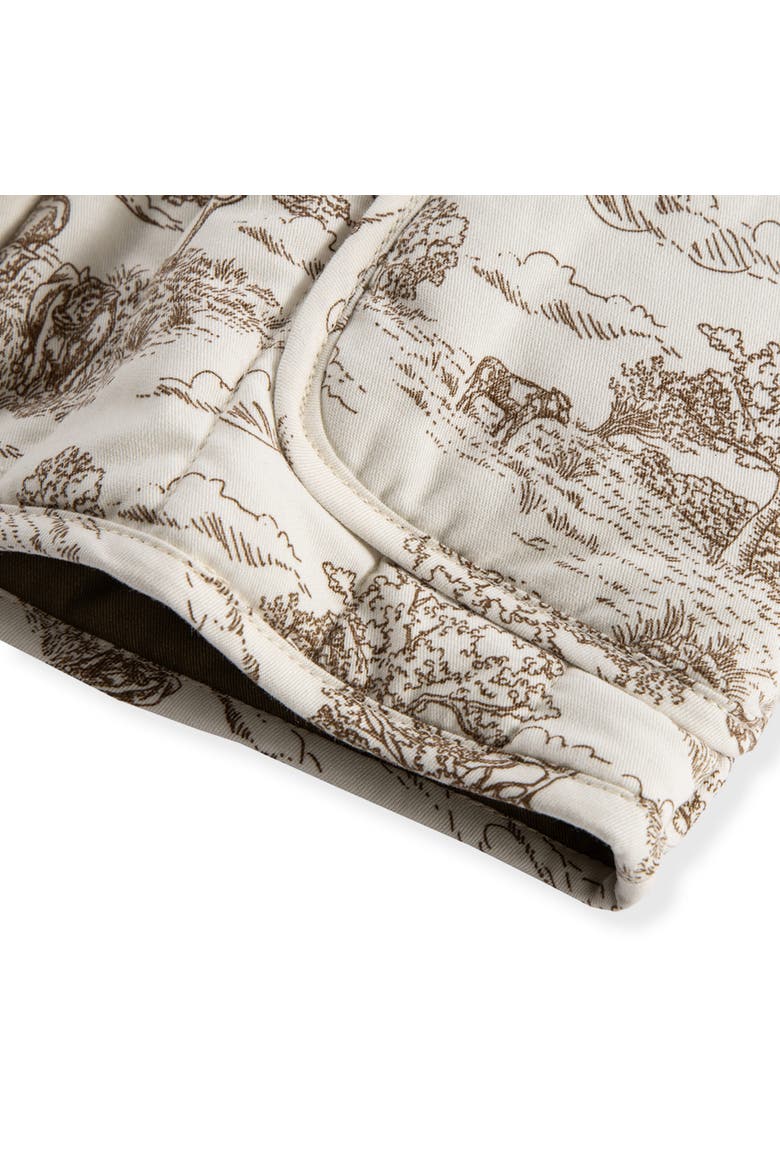 Quilted Vest, Alternate, color, Country Toile