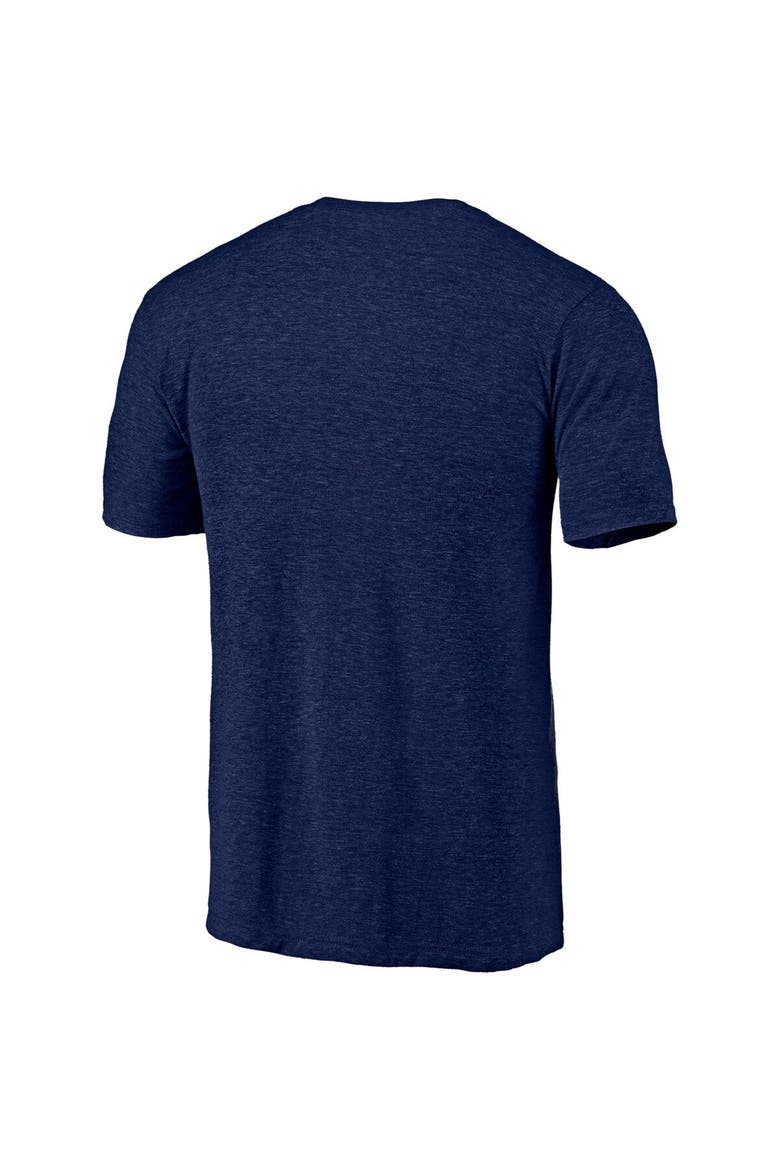 Men's Fanatics Branded Heathered Navy Minnesota Twins Hometown Collection Ampersand Tri-Blend T-Shirt, Alternate, color, Heather Navy