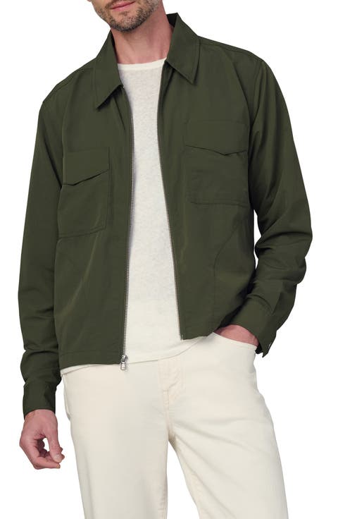 Modern Utilitarian Water Resistant Nylon Jacket