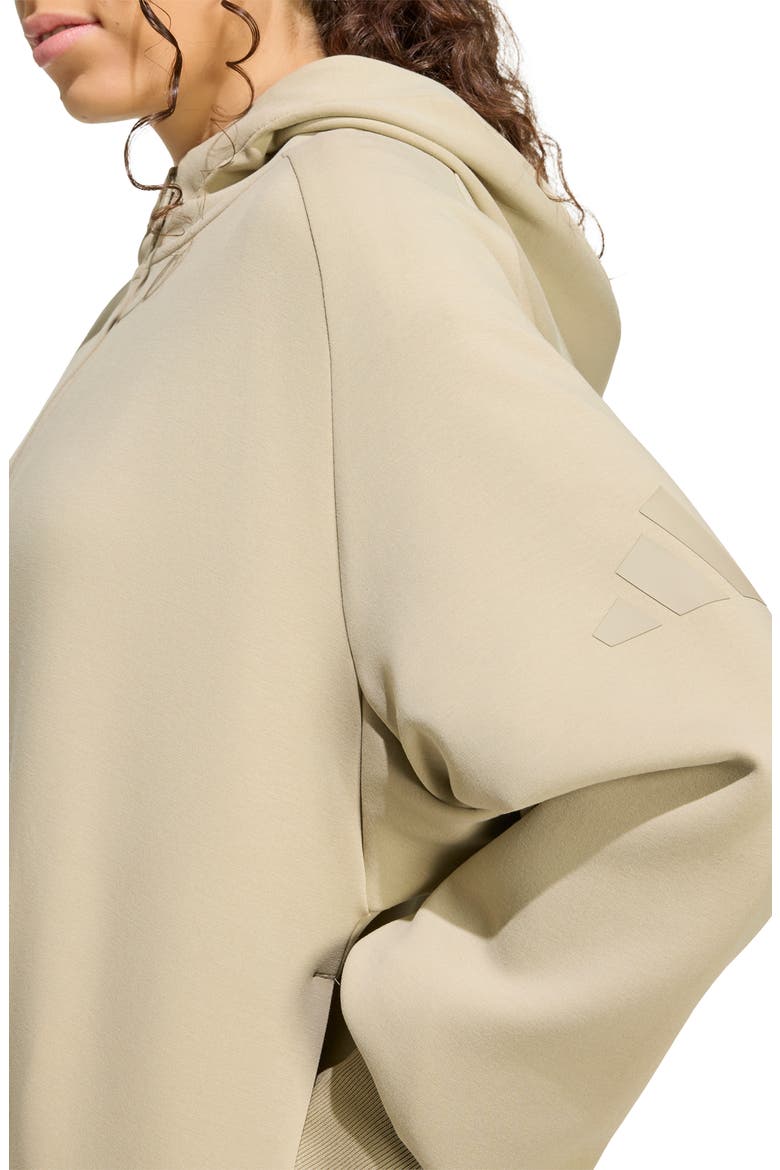 Soft Lux Zip Front Hoodie, Alternate, color, WONDER CARGO