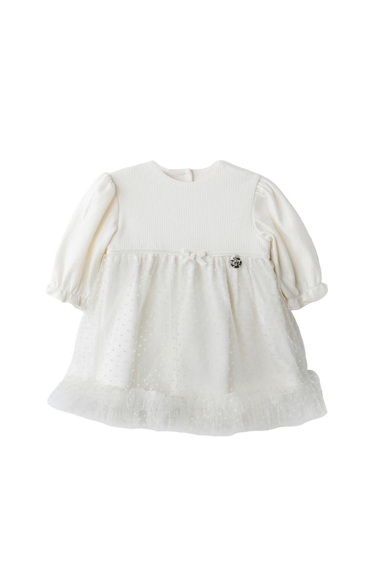 Snowflake Sparkle Dress, Main, color, Ivory