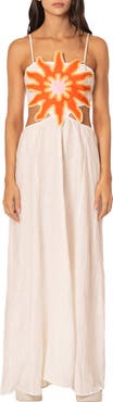 Maaji Coconut Milk Owen Cutout Maxi Dress