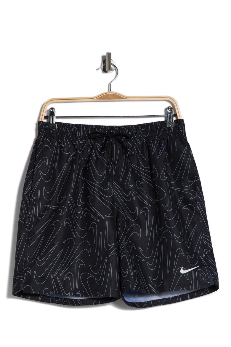 7-Inch Volley Swim Shorts, Alternate, color, BLACK