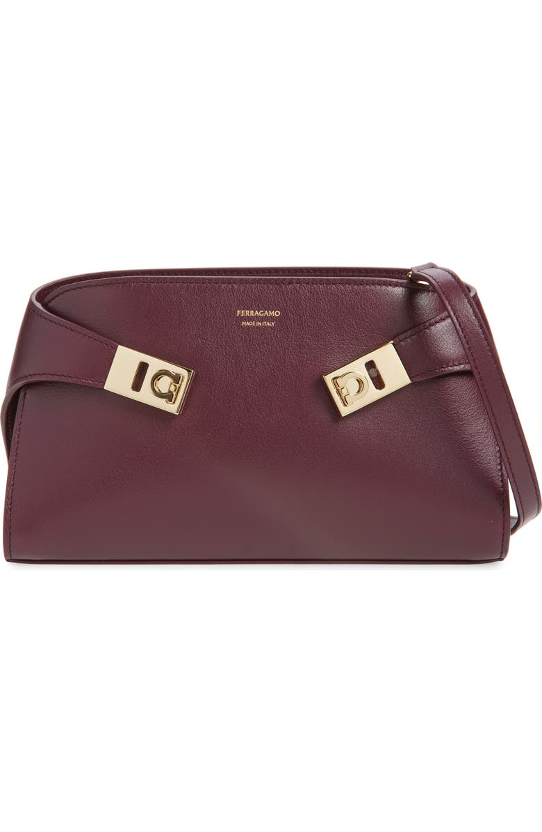 FERRAGAMO Hug East/West Crossbody Bag, Main, color,
