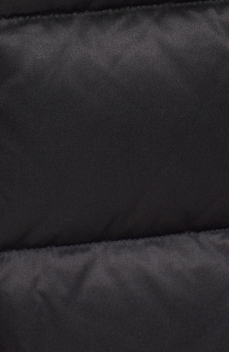 Eliza J Down Midi Coat with Faux Fur Trim, Alternate, color, 