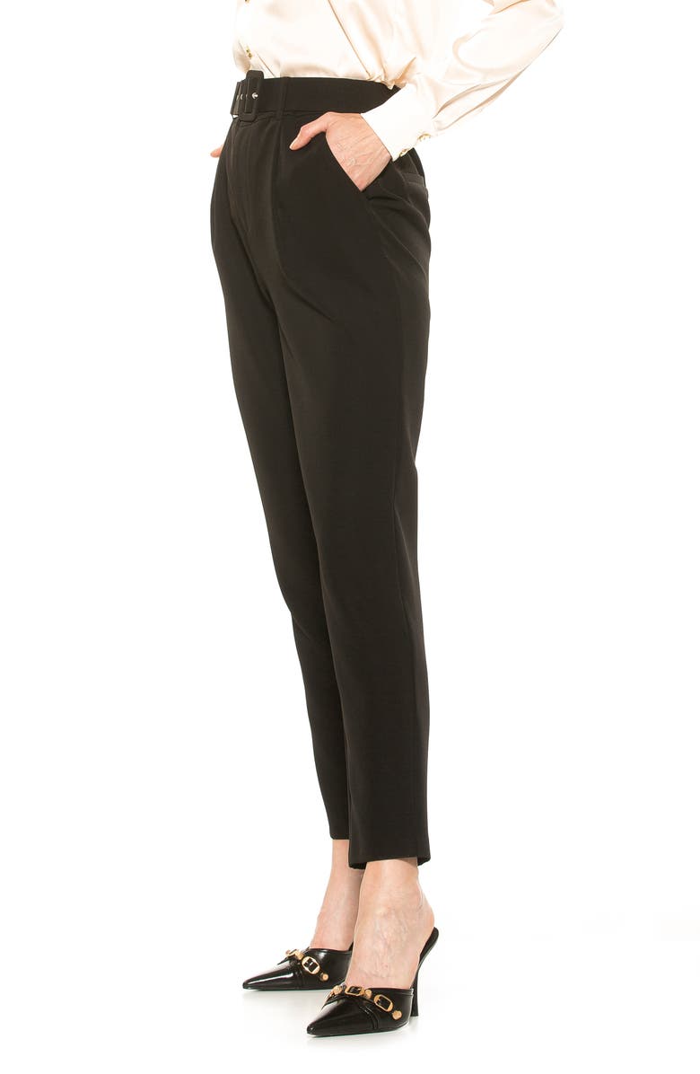 Alexia Admor Zayna Belted Cigarette Pants, Alternate, color, 