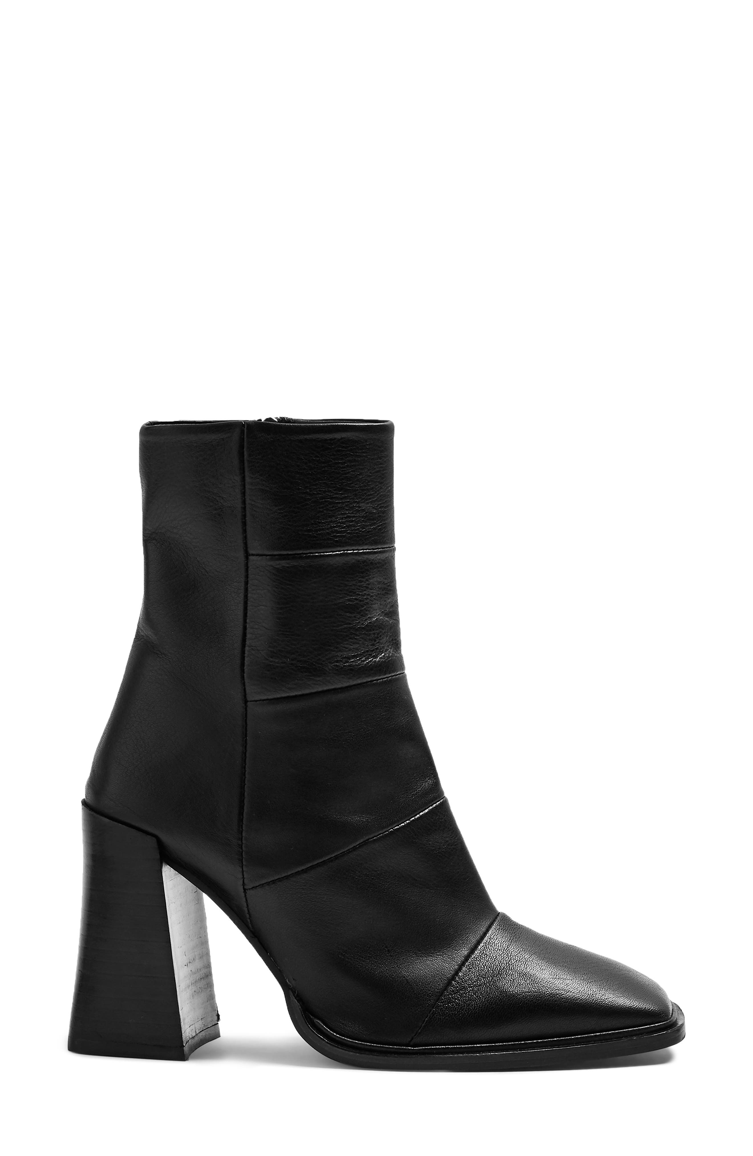 Topshop Hartley Square Toe Boot, Alternate, color, 