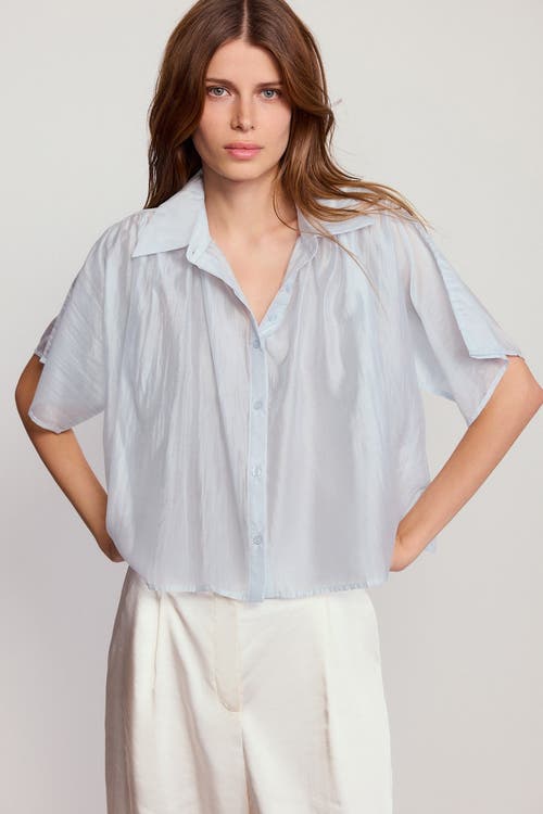 The Shirt By Rochelle Behrens The Hayden Shirt In Blue