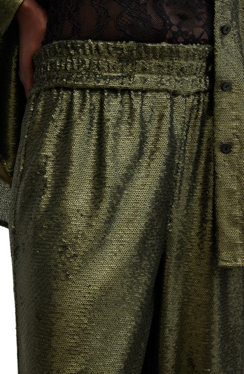 Allsaints Charli Wide Leg Sequin Trousers