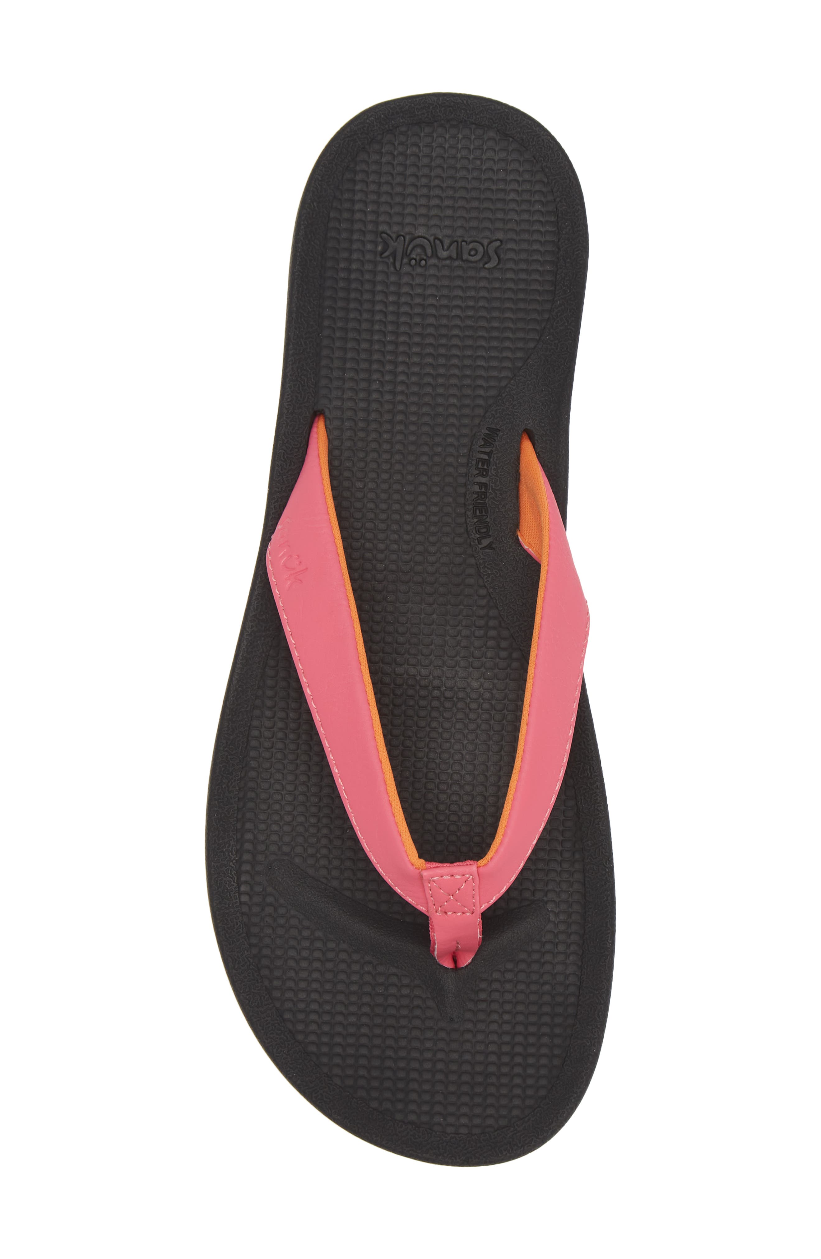 Sanuk Cosmic Shores Water Friendly Flip Flop, Alternate, color, Hot Pink