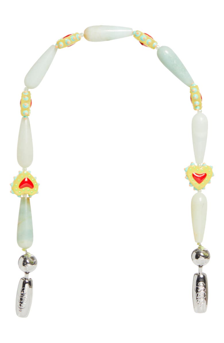 ossa Western Heart Wrist Strap for iPhone Case, Main, color, Amazonite