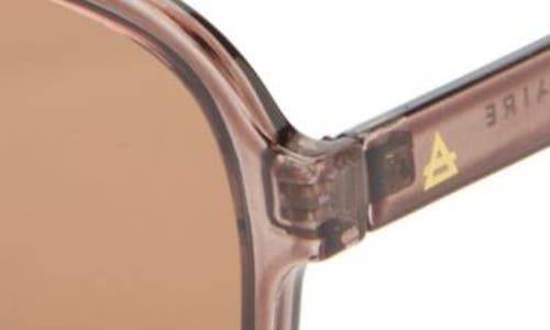 Aire Whirlpool 53mm Aviator Sunglasses In Chocolate/brown Mono