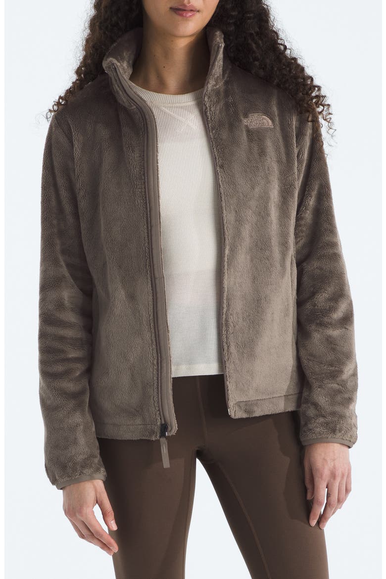 Osito Zip Fleece Jacket, Main, color, MOCHA BROWN