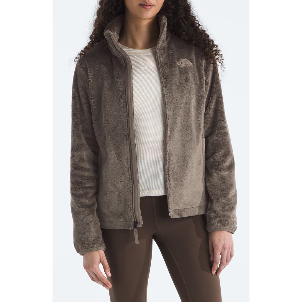 The North Face Osito Zip Fleece Jacket In Brown