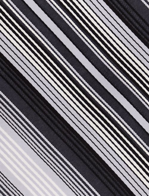 Synrgy By Dxl Big & Tall Futuristic Striped Tie In Black