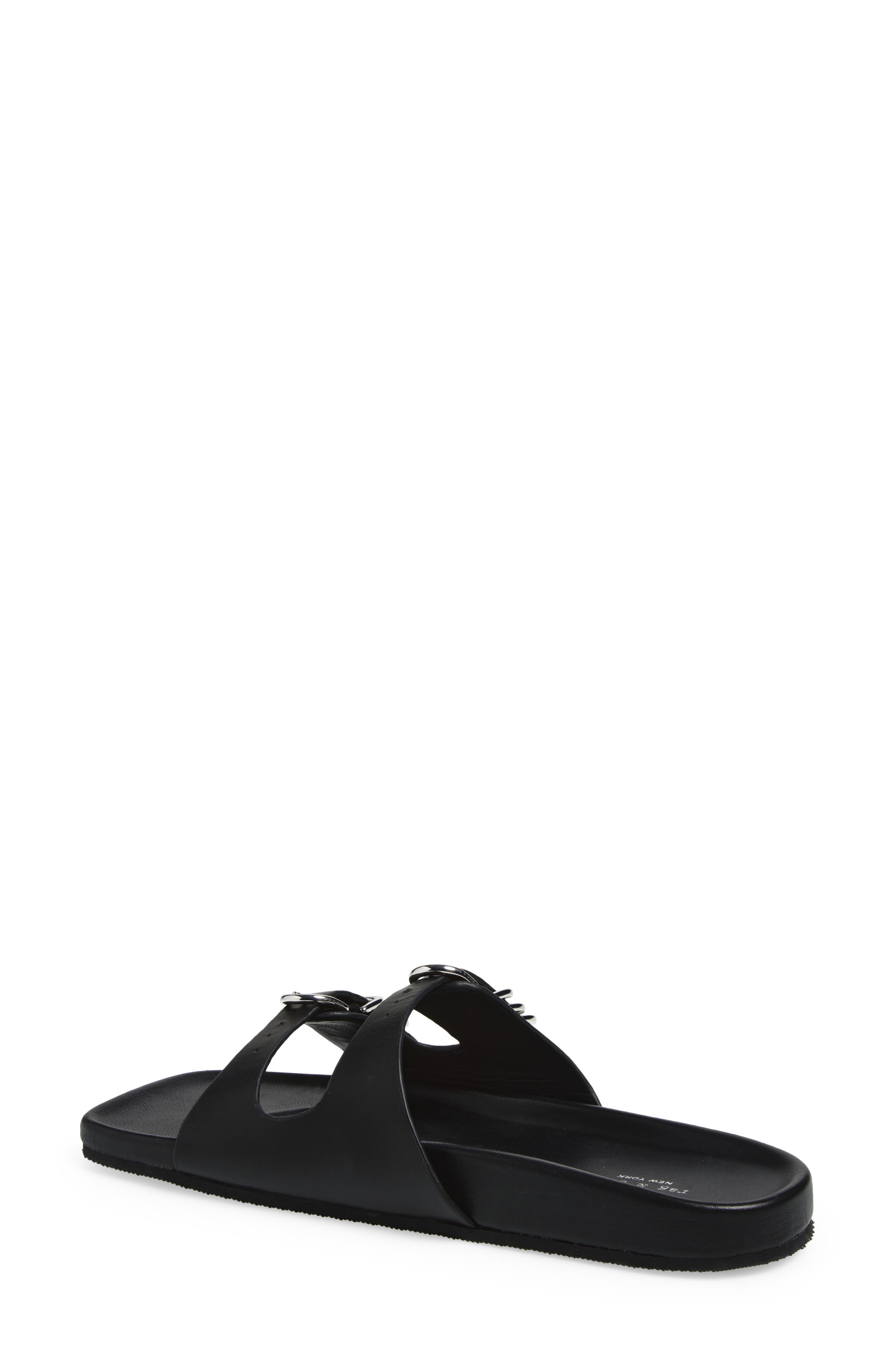 rag & bone Rue Slide Sandal, Alternate, color, Black