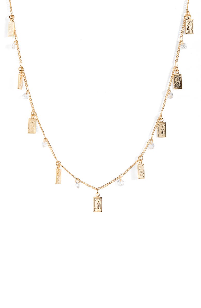 Bracha Bar Choker Necklace, Main, color, 