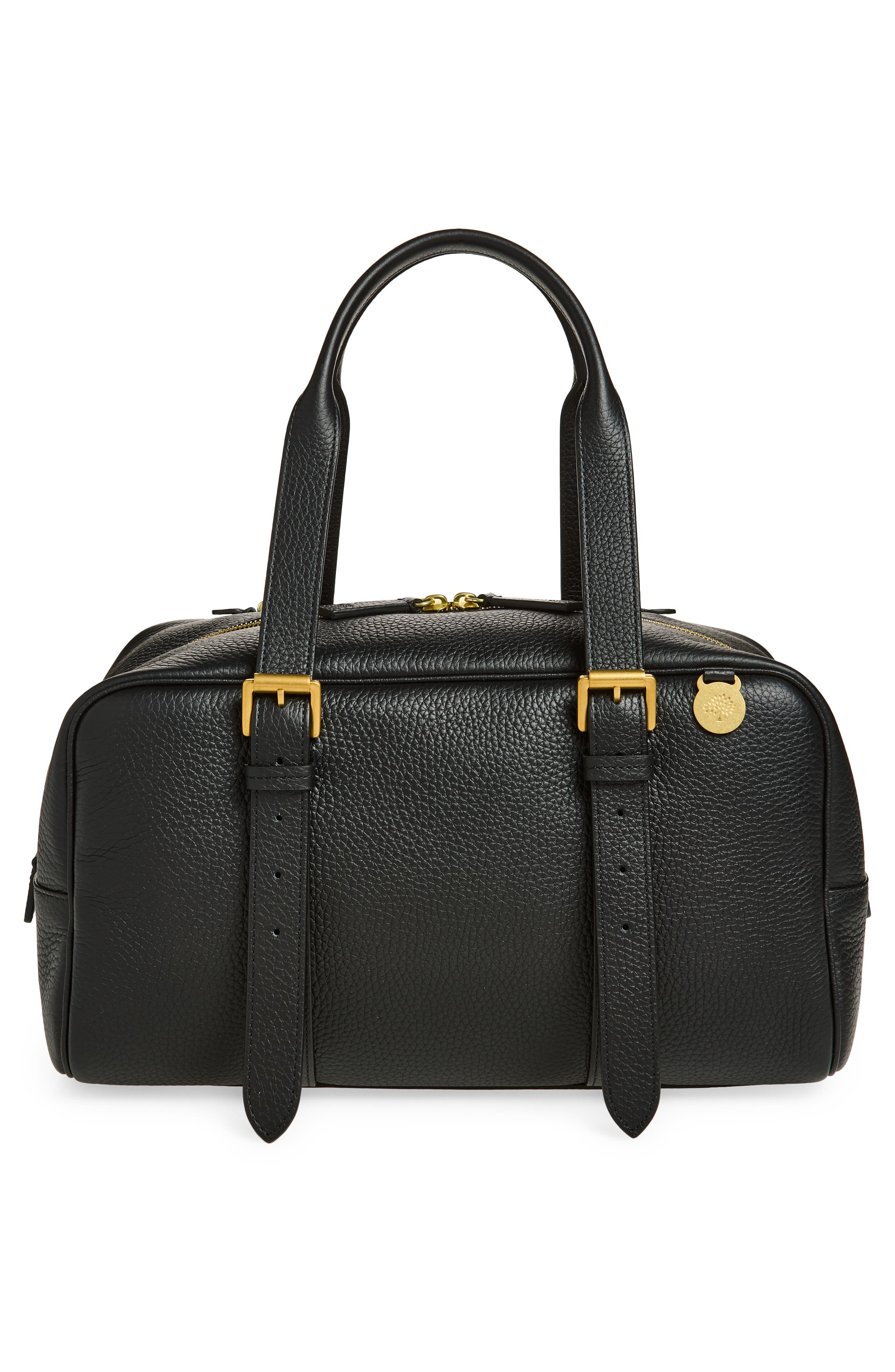 Mulberry Boston Heavy Grain Top Handle Bag, Alternate, color, 