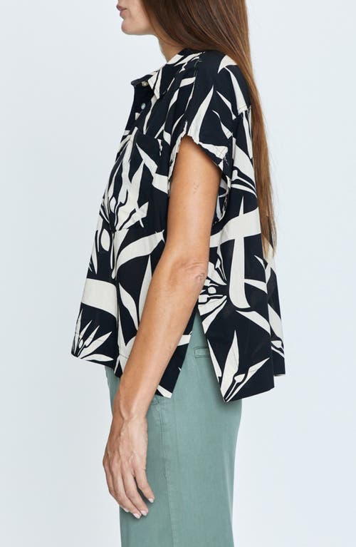 Pistola Lara Floral Camp Shirt In Bird Of Paradise