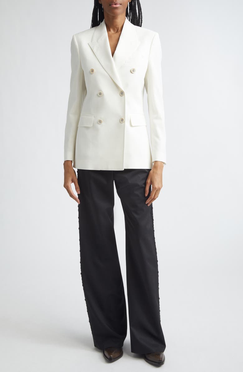 Golden Goose Journey W's Wool Trousers, Alternate, color, Black