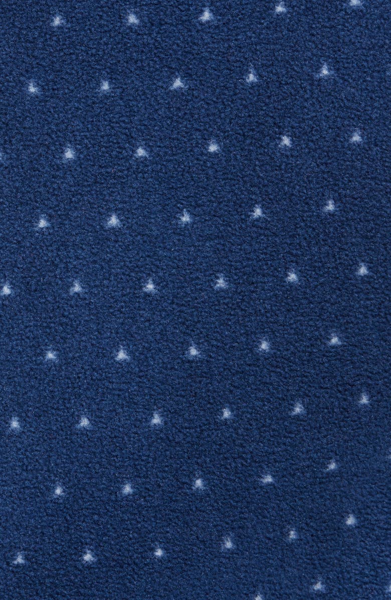 Outdoor Voices Primofleece Recycled Polyester Quarter Zip Top, Alternate, color, Navy Birdseye