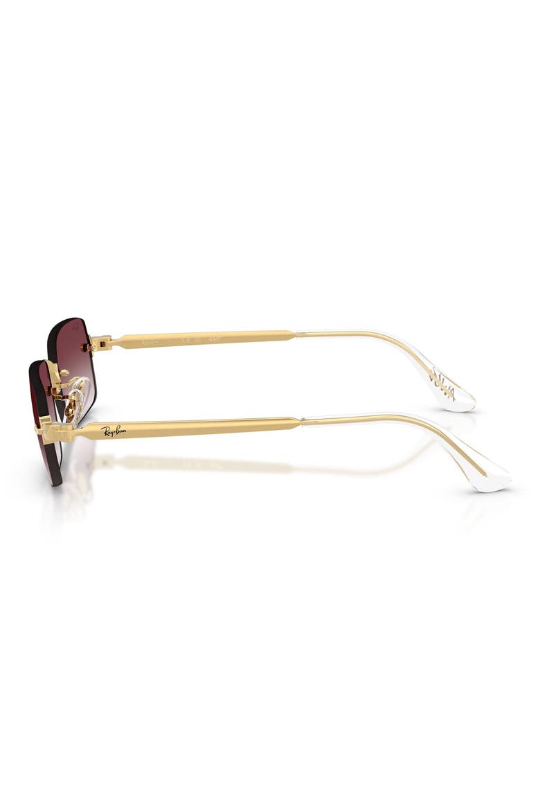 54mm Gradient Oval Sunglasses, Alternate, color, ARISTA / CLEAR DARK VIOLE