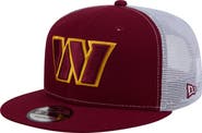 New Era Men's New Era Burgundy Washington Commanders Core Team 9FIFTY Trucker Snapback Hat