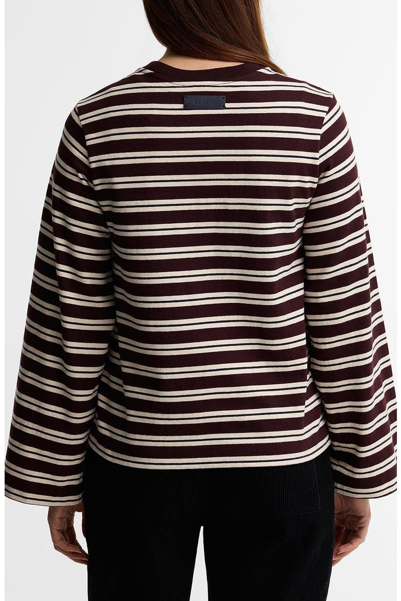 Maplewood Striped Long Sleeve T-Shirt, Alternate, color, FIG/ BIRCH