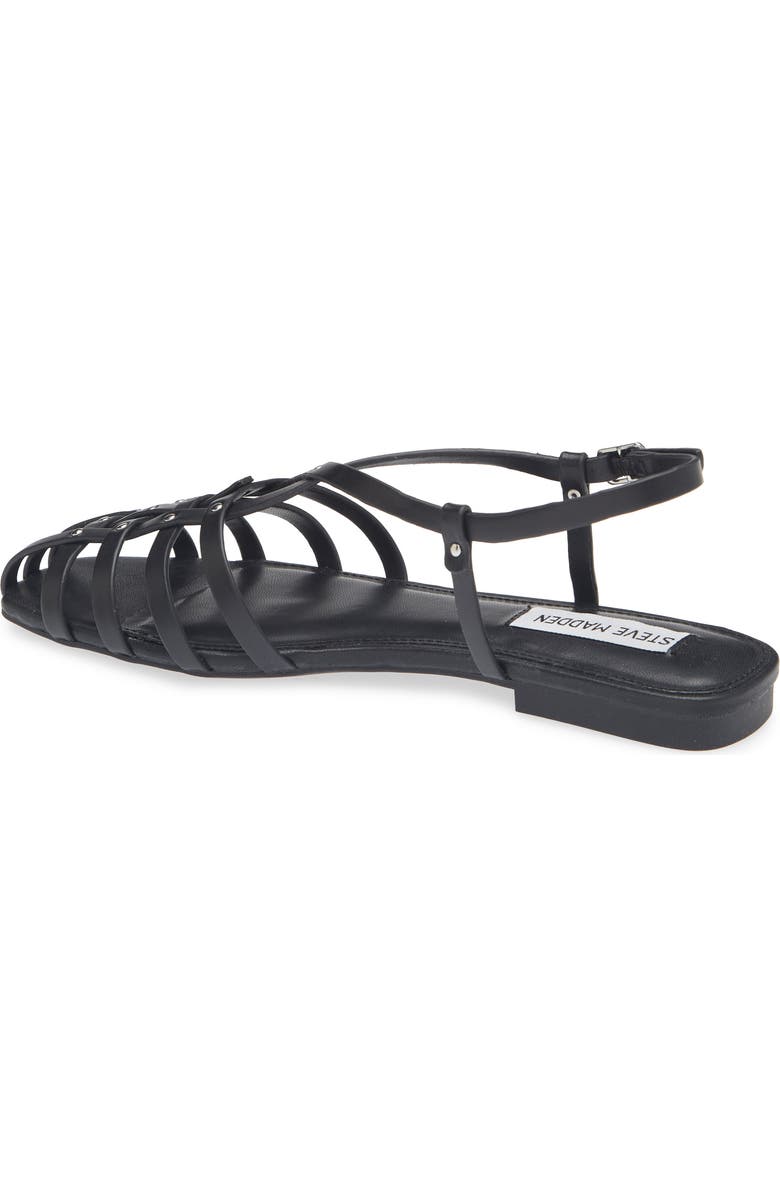 Steve Madden Riverr Slingback Sandal, Alternate, color, Black Leather